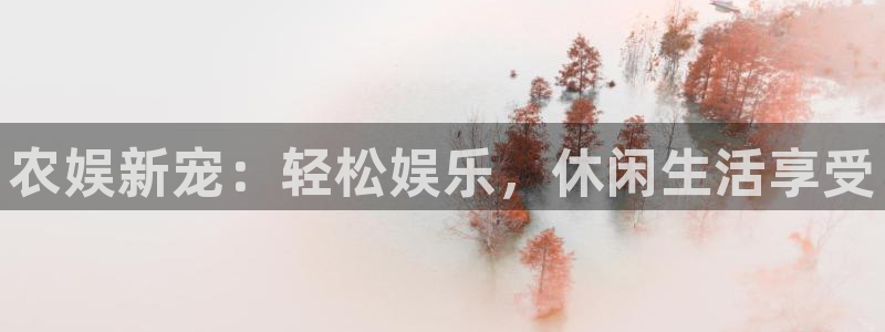 摩根娱乐电玩网官网入口：农娱新宠：轻松娱乐，休闲生活享受