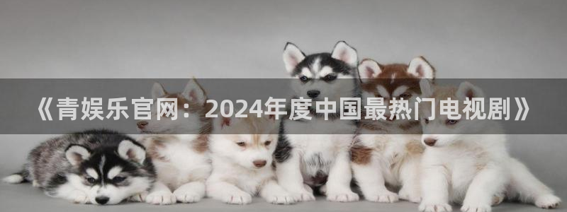 摩根娱乐app下载地址：《青娱乐官网：2024年度中国最热门电视剧》