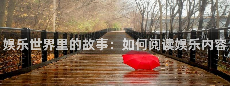 摩根娱乐是啥：娱乐世界里的故事：如何阅读娱乐内容